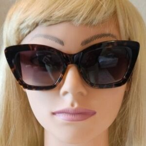 Kenneth Cole Tortoise Shell Cateye Sunglasses